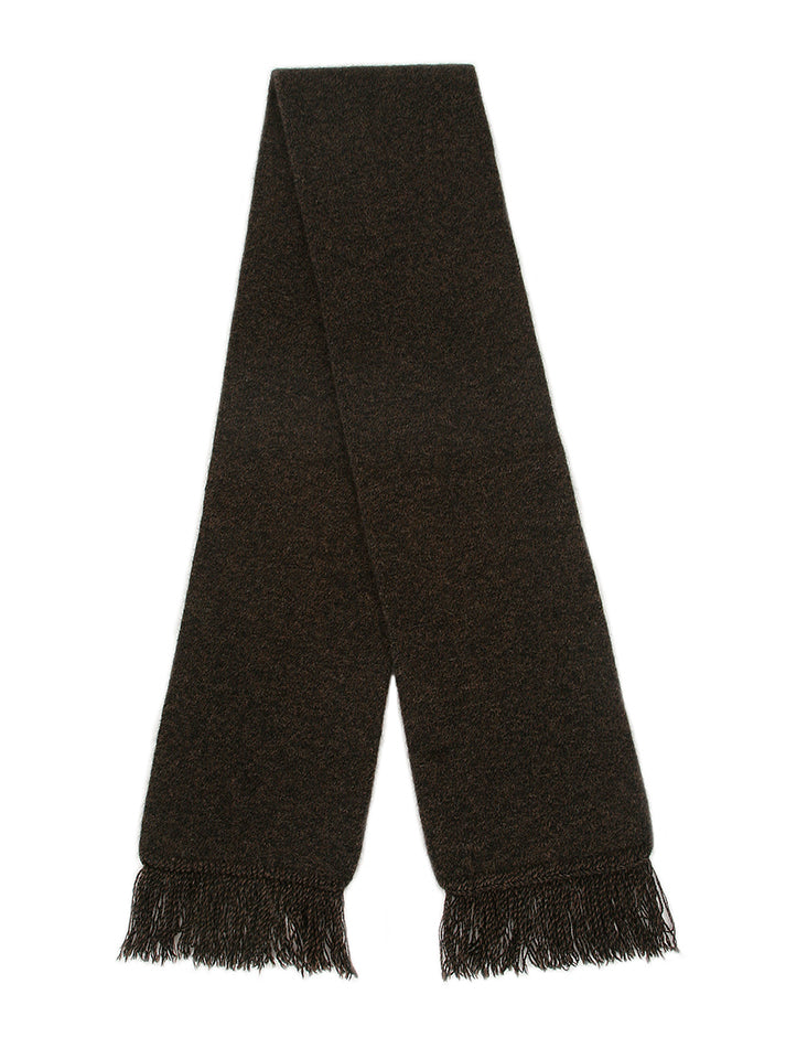 Lothlorian Possum & Merino Unisex Scarf, Brown Marl