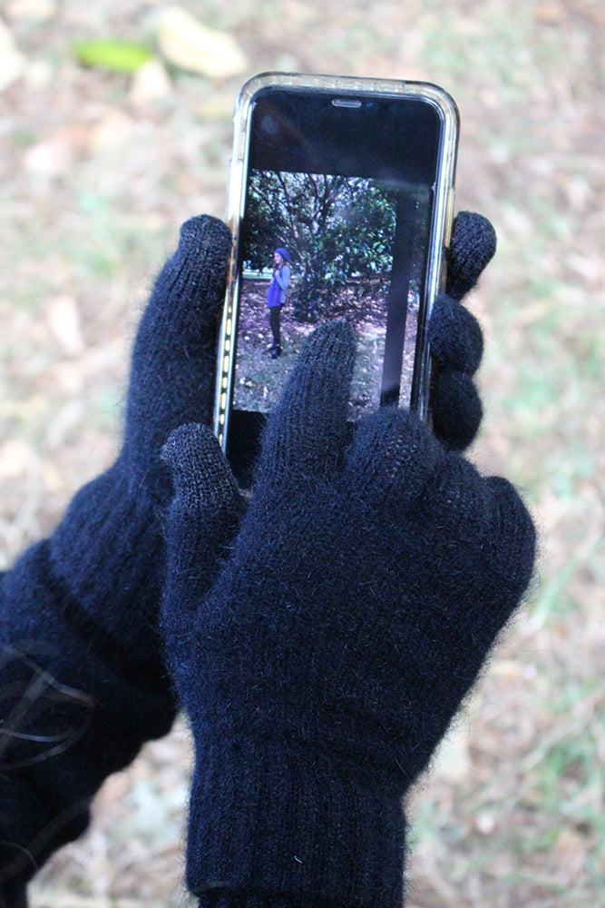 Conductive Gloves - Possum & Merino Lothlorian Main image