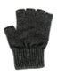 Lothlorian Possum & Merino Unisex Fingerless Gloves, Charcoal