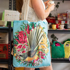 Botanical Fantail Shopping Bag