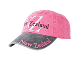 Adults Pink Cap NZ Embroidery