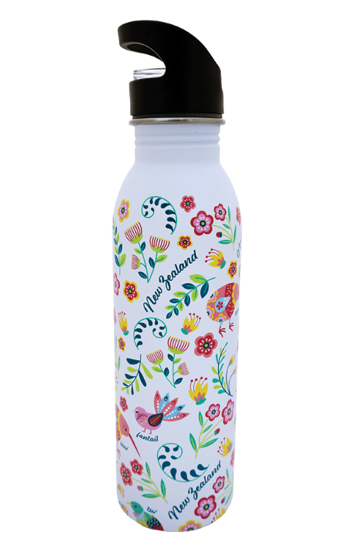 Manu Design White Drink Bottle 500ml