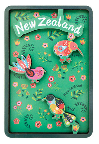 3D NZ Birds Magnet Main image