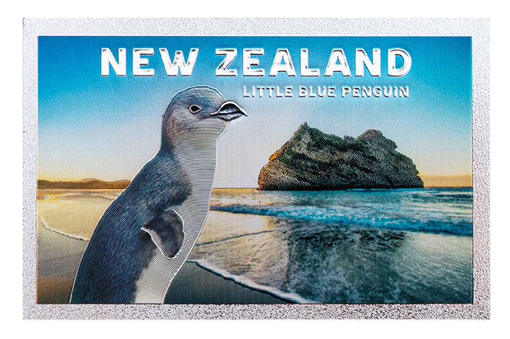 Foil Magnet - Little Blue Penguins Main image