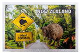 Foil Magnet - Kiwis Next 1600km
