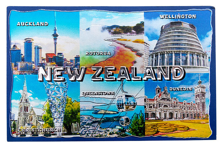 Foil Magnet - NZ Icons 6 Scenes Main image