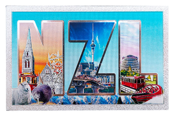 Foil Magnet - NZL City Icons Main image