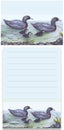 Magnetic Note Pad Blue Ducks - #M7