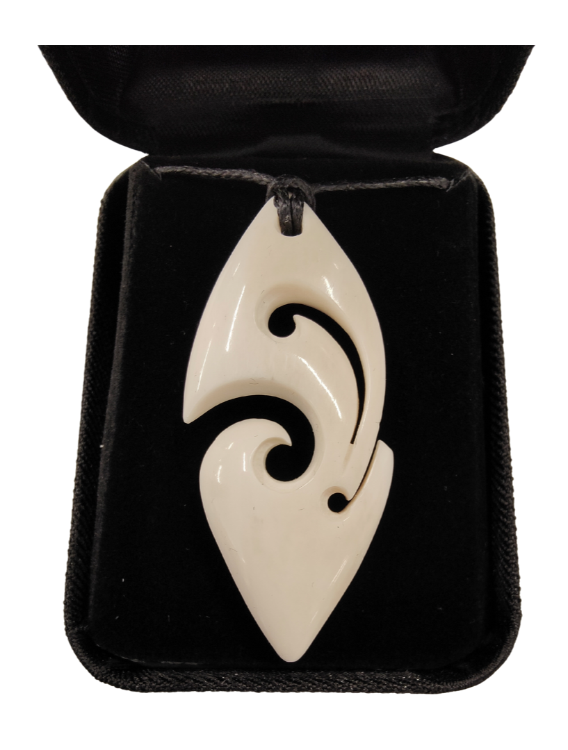 Bone Carving - Carved by Peter Mitchell, NZ - #024 Main image