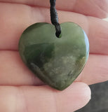 NZ Greenstone Little Heart - Carver: Deane Moreton - 25mm