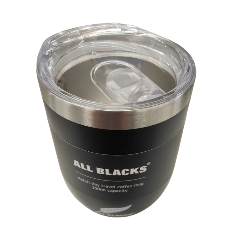 Official All Blacks Coffee Travel Cups - 350ml