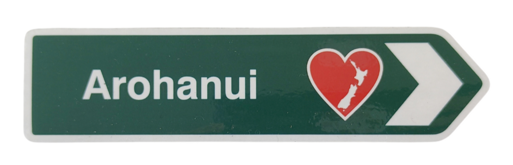 Road Sign Magnet - Arohanui Heart