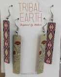 Tribal Earth Pohutukawa Drop Earrings Set x2 Designs