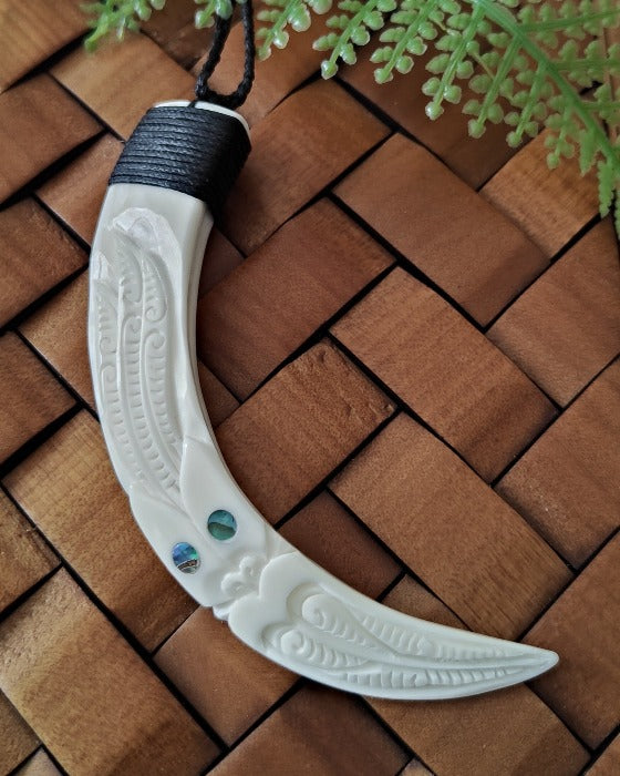 Tusk Tiki Bone Carving - 71mm #002 Main image