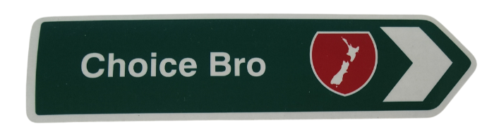 Road Sign Magnet - Choice Bro Map