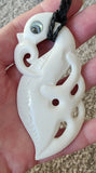 Manaia Bone Carving - 80mm - Carved by Joseph, NZ - #04