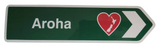 Road Sign Magnet - Aroha Heart