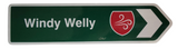 Road Sign Magnet - Windy Welly