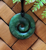 NZ Greenstone Closed Koru 30mm #10