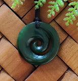 NZ Greenstone Closed Koru 30mm #10.1