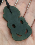 NZ Greenstone Tiki Carving - 50mm #37B