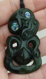 NZ Greenstone Tiki Carving - 50mm #37B