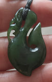 NZ Greenstone Small Manaia Pendant 35mm #59B