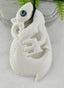 Manaia Bone Carving - 85mm - Carved by Joseph, NZ - #14
