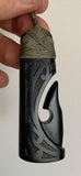 NZ Greenstone Toki Hook - 80mm - Rueben Tipene #81