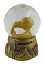 Large Kiwi Snow Globe With Gold Base 9cm Tall