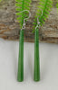 NZ Pounamu Roimata Earrings - 67mm long - SALE!