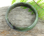 NZ Pounamu Greenstone Wide Bangle - NZ Made