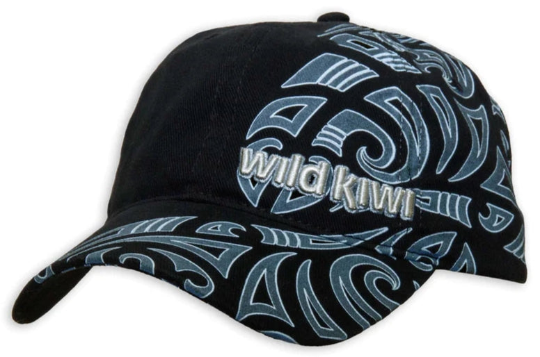Adults Black Cap - Maori Tattoo Design Main image