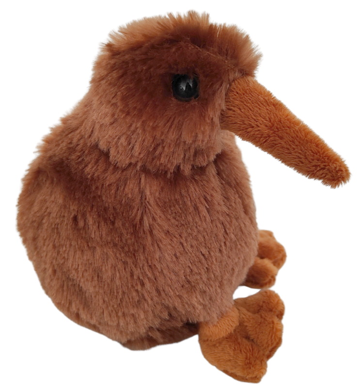 Sitting Kiwi Soft Toy - 14cm Main image