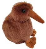 Sitting Kiwi Soft Toy - 14cm