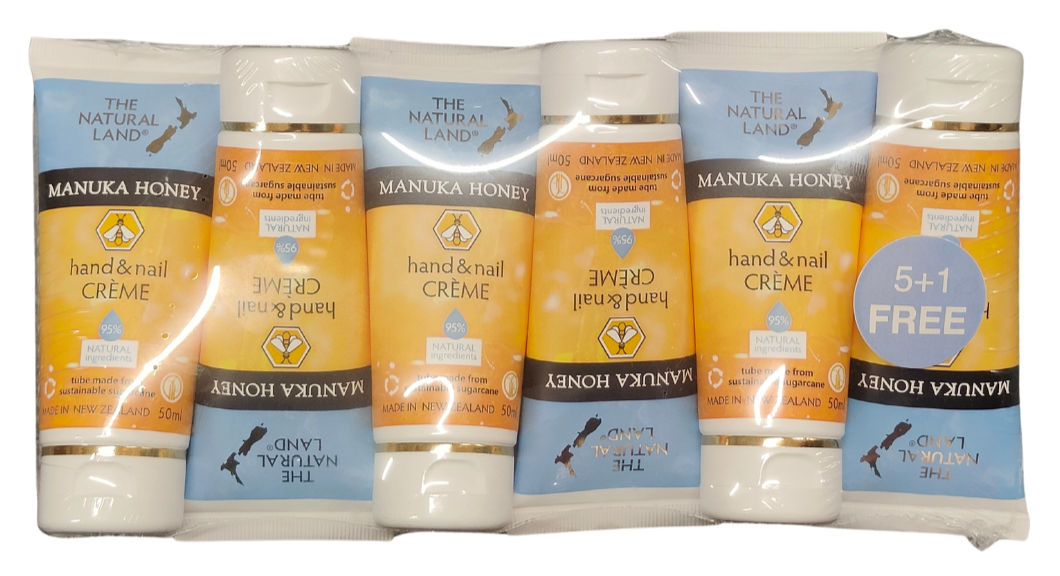 Manuka Honey Hand & Nail Crème 50ml - Pack of 6 Main image