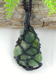 NZ Greenstone Freeform Pendant - 30mm - Deane Moreton #94