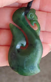 NZ Greenstone Manaia Pendant 54mm #59L-B