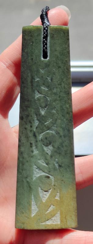 NZ Greenstone Toki - 110mm - Rueben Tipene #85 Main image