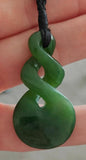 NZ Greenstone Small Double Twist - 43mm #52