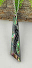 Paua And Koru Design Necklace #13