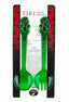 Kiwiana Salad Servers Tiki Green