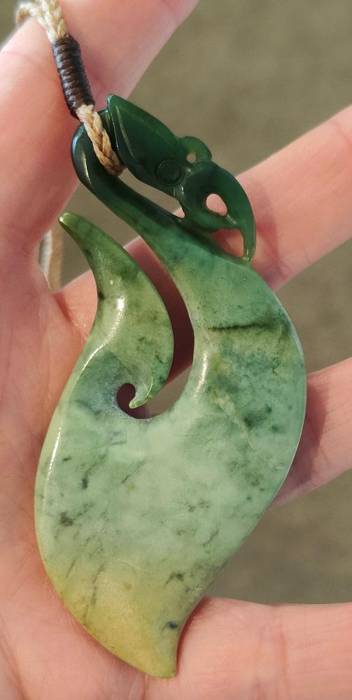 NZ Greenstone Manaia - 71mm - Deane Moreton #106 Secondary image