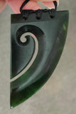 NZ Greenstone Large Koru Design (Set Of Two Halves)