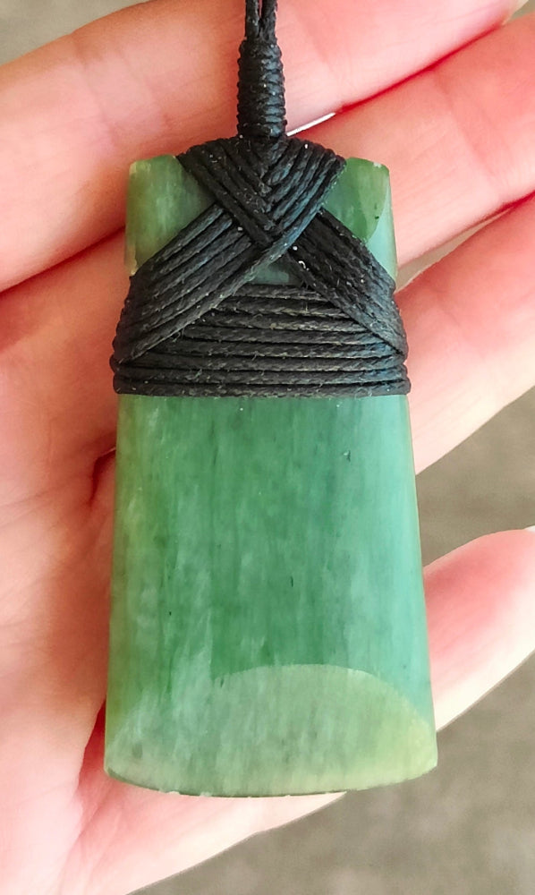 NZ Greenstone Toki Carving - 57mm - #63A Main image