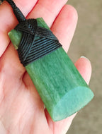 NZ Greenstone Toki Carving - 57mm - #63A