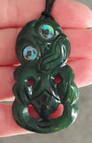 NZ Greenstone Tiki Carving - 55mm #37A