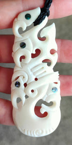 Bone Manaia Carving - #19