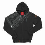 Women's Maori Hoodie - Kia Kaha - Black