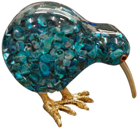 Paua Kiwi Ornament - NZ Made Main image